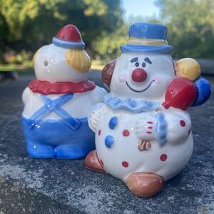 Clown Salt Pepper Set